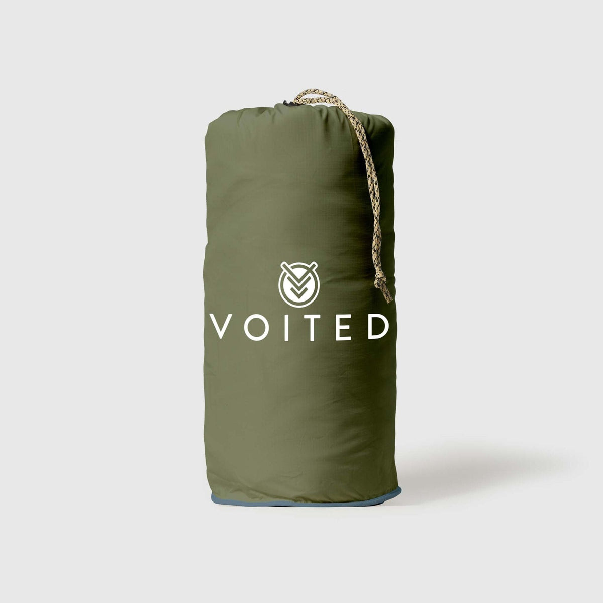 Voited Recycled Ripstop Outdoor Camping Blanket - Olive / Mountain Spring