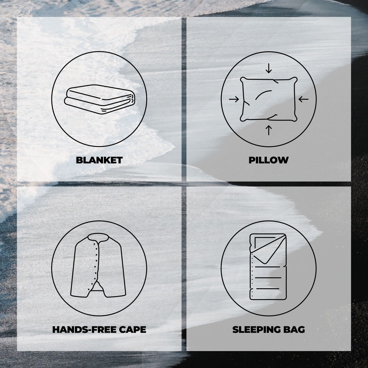 Voited Recycled Ripstop Outdoor Camping Blanket - Otherwild