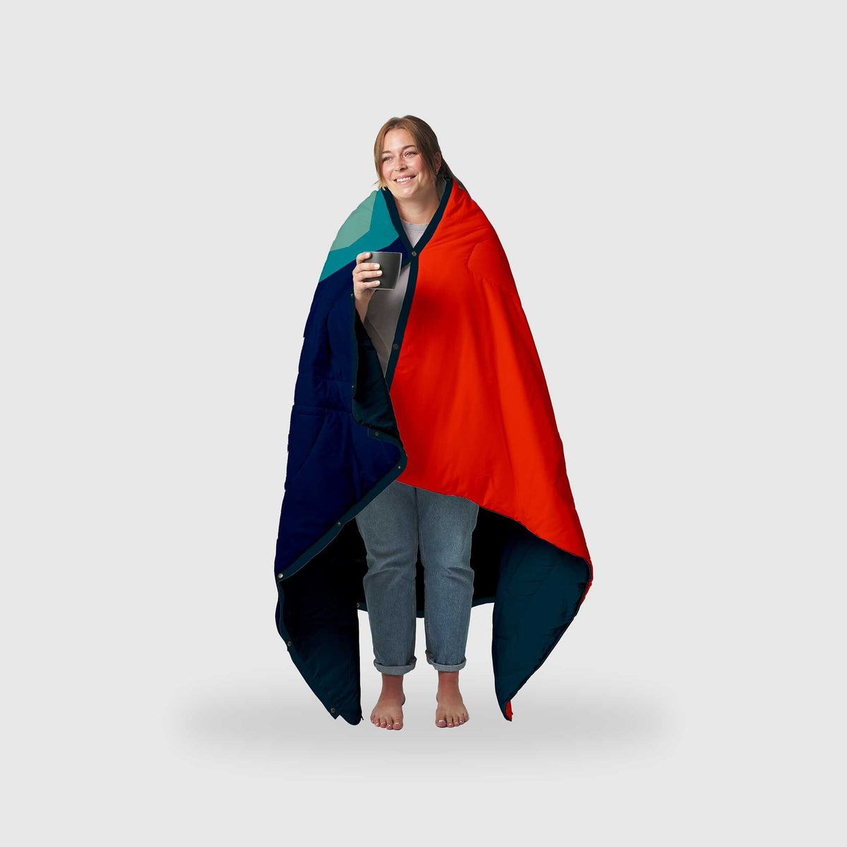 Voited Recycled Ripstop Outdoor Camping Blanket - Rainbow