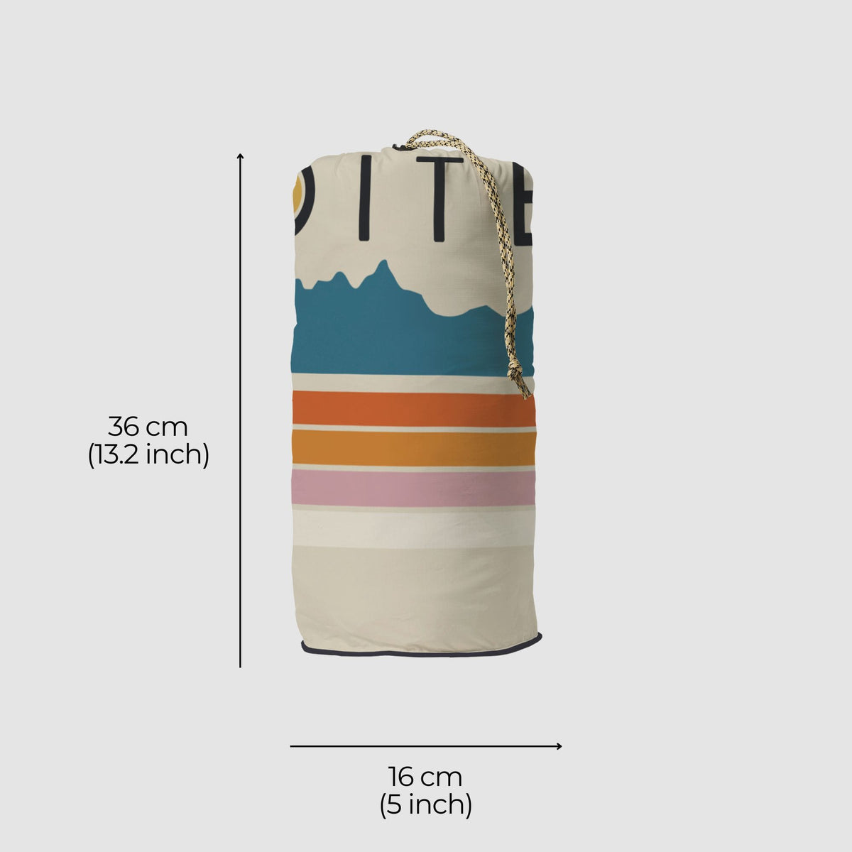 Voited Recycled Ripstop Outdoor Camping Blanket - Snowy Peak