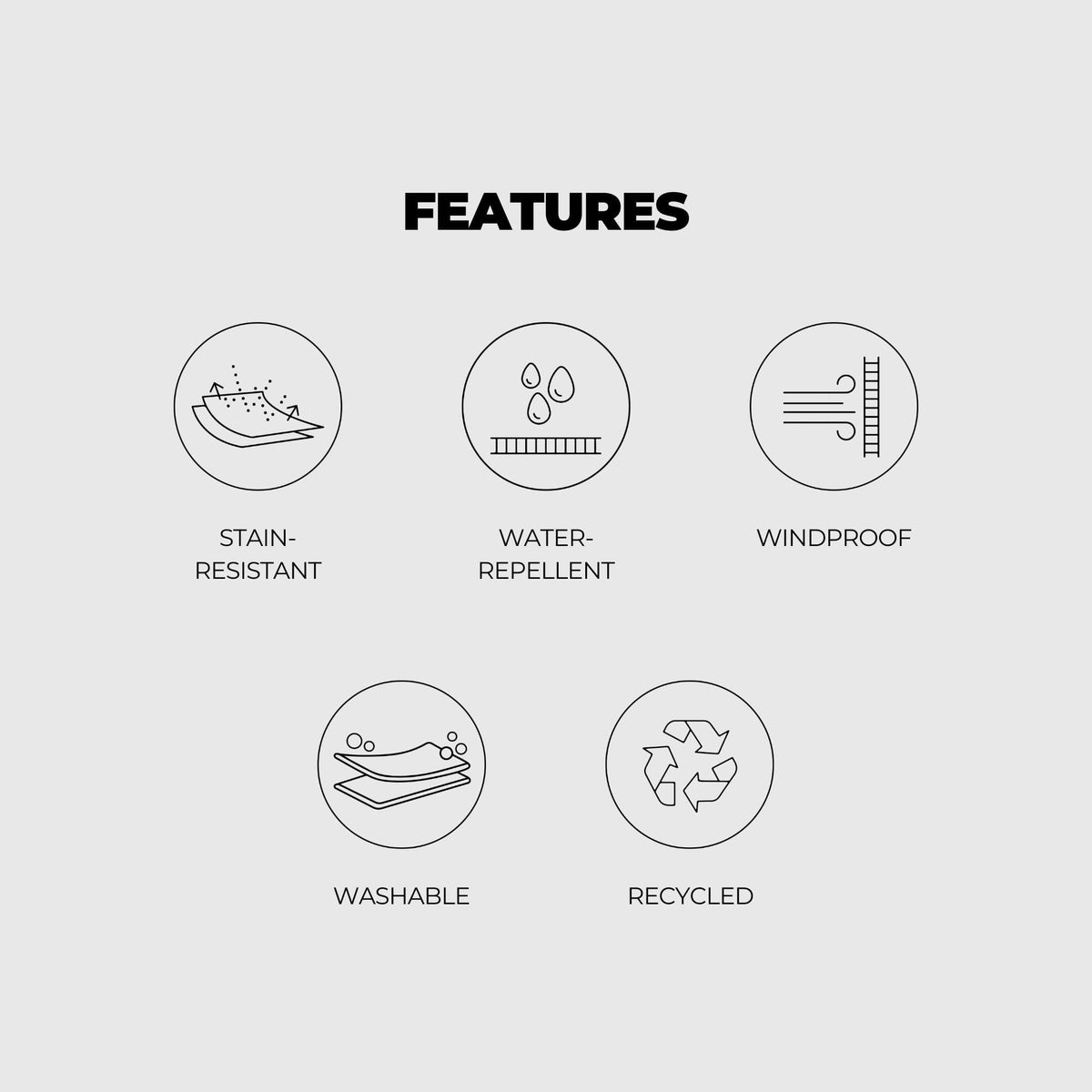 Voited Recycled Ripstop Outdoor Camping Blanket - Snowy Peak