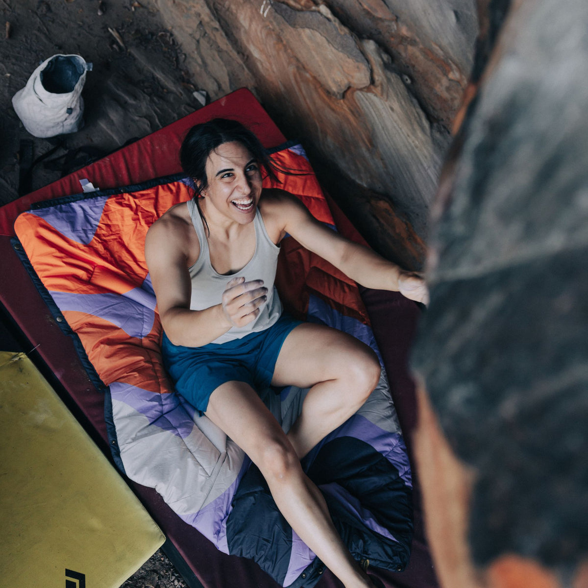 Voited Recycled Ripstop Outdoor Camping Blanket - Tide