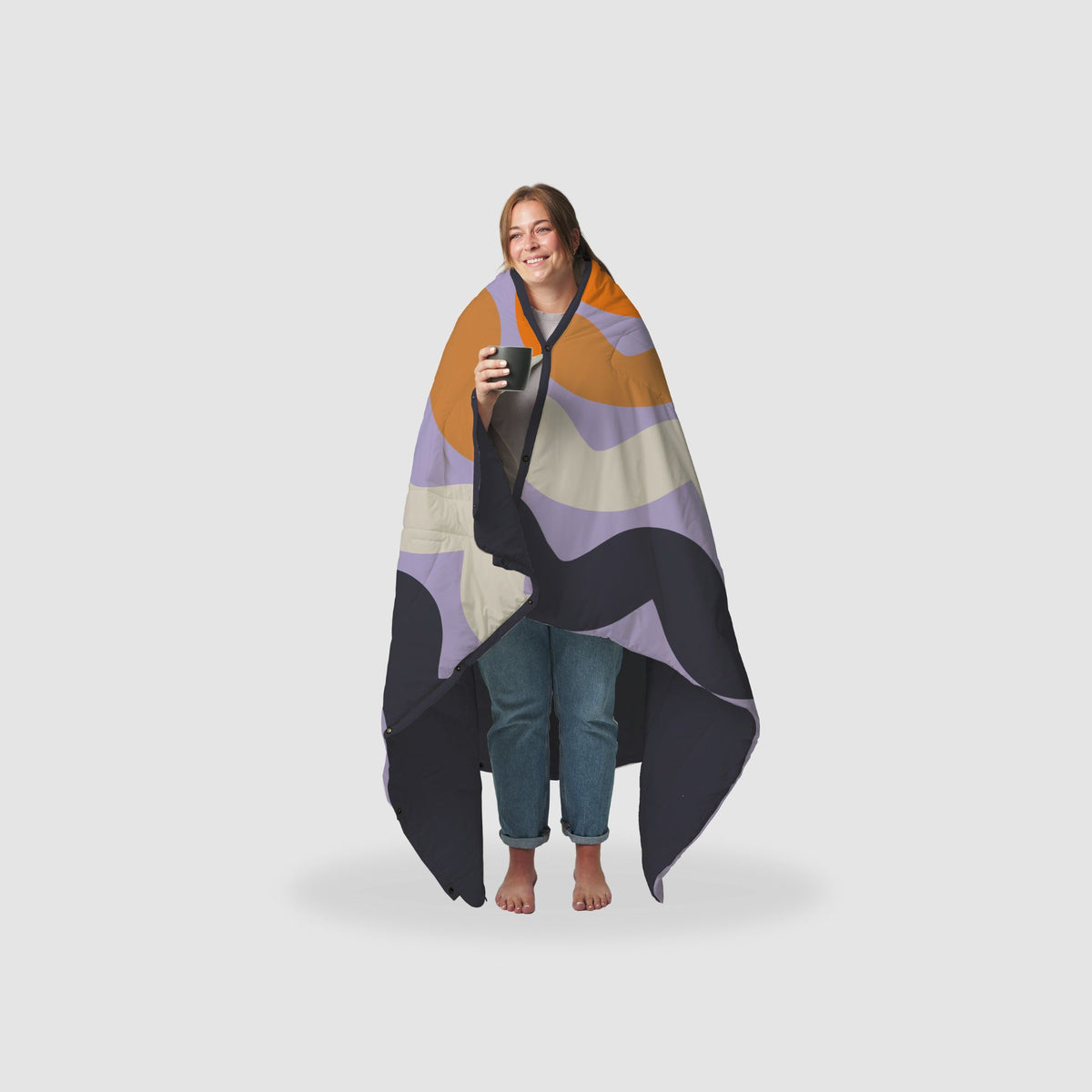 Voited Recycled Ripstop Outdoor Camping Blanket - Tide