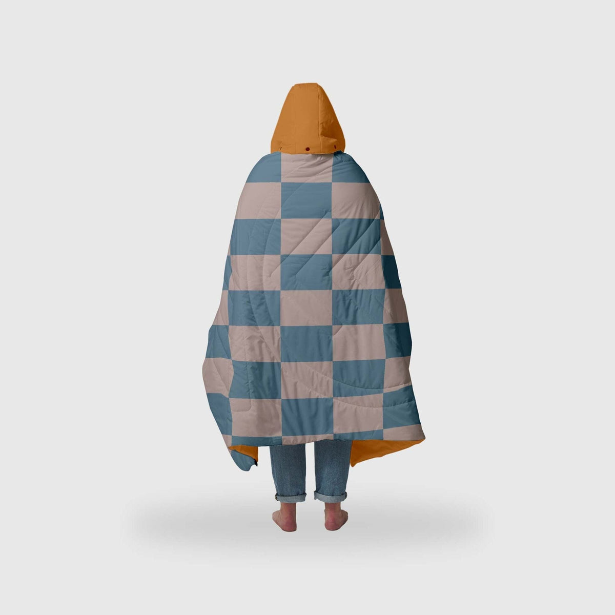 Voited Recycled Ripstop Travel Blanket - Blue Dancer