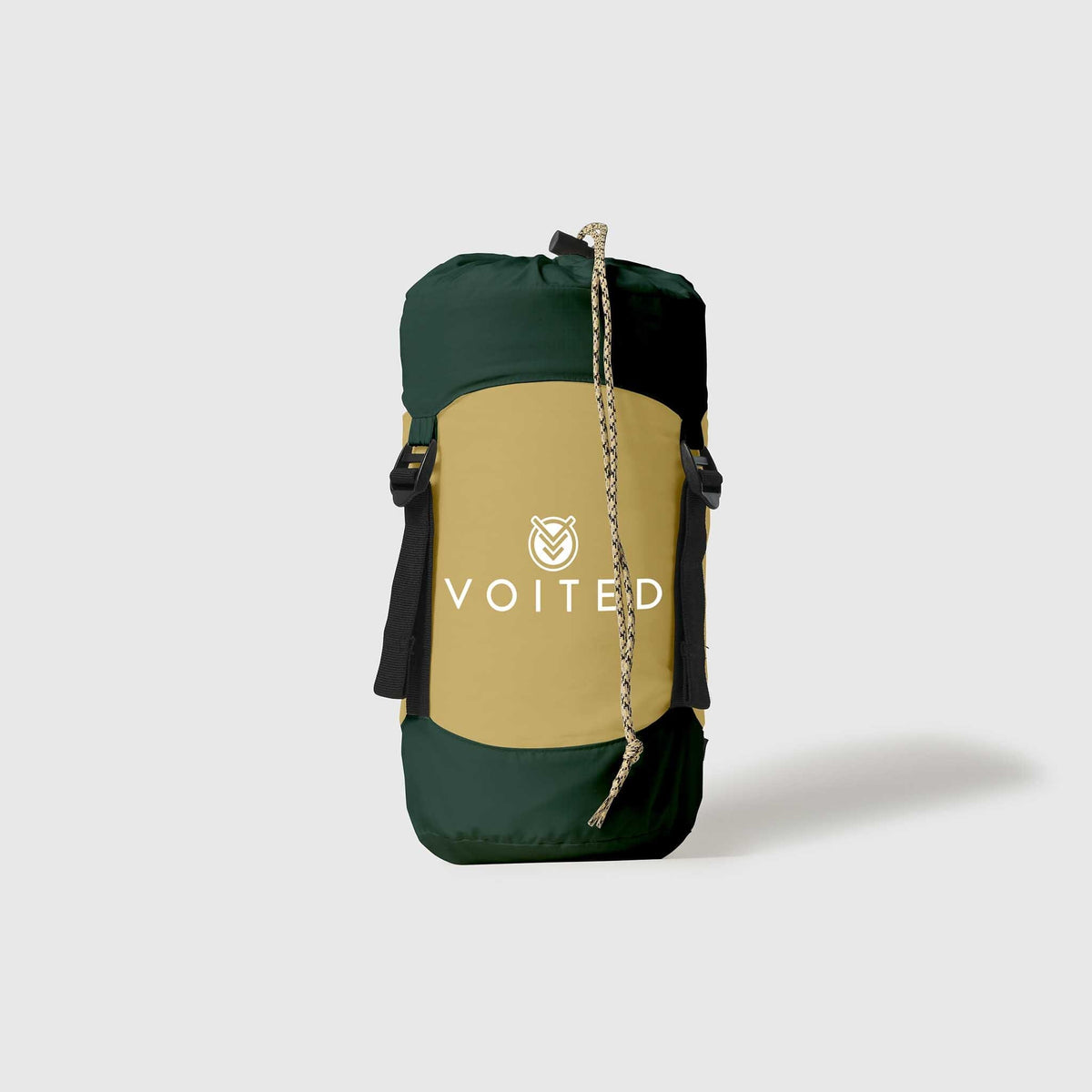 Voited Recycled Ripstop Travel Blanket - Green Gabels / Dusty Sand