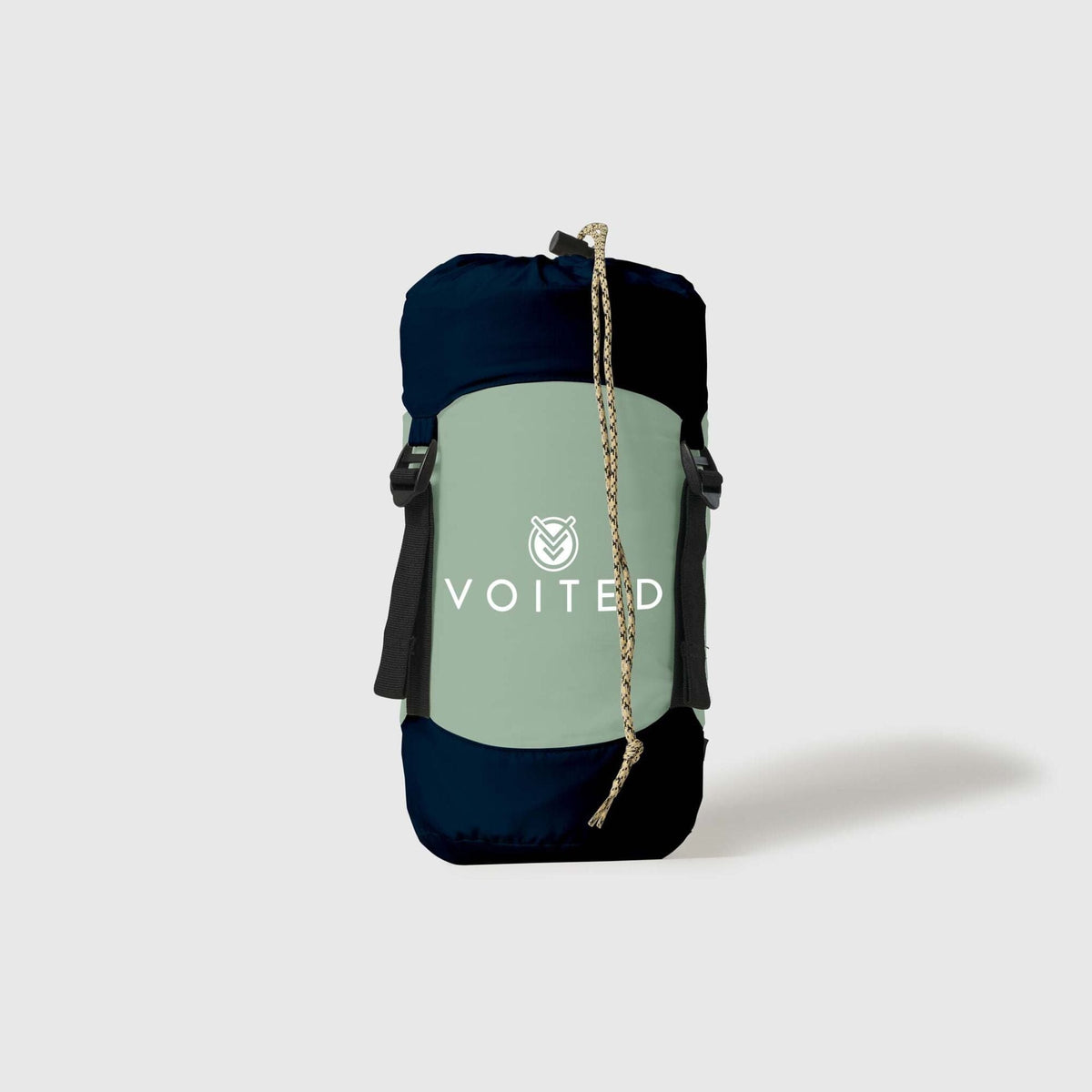 Voited Recycled Ripstop Travel Blanket - Ocean Navy / Cameo Green