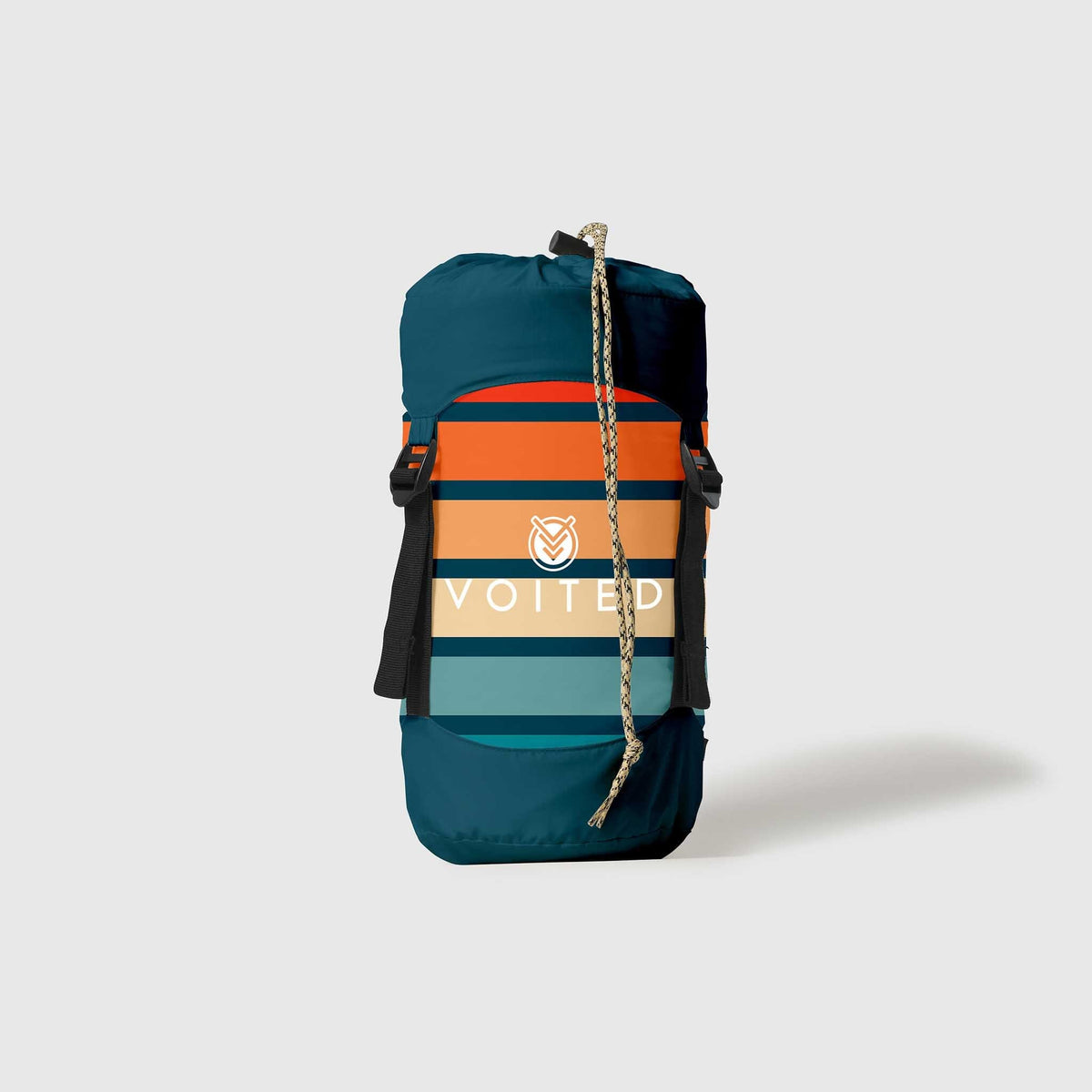 Voited Recycled Ripstop Travel Blanket - Sunset Stripes