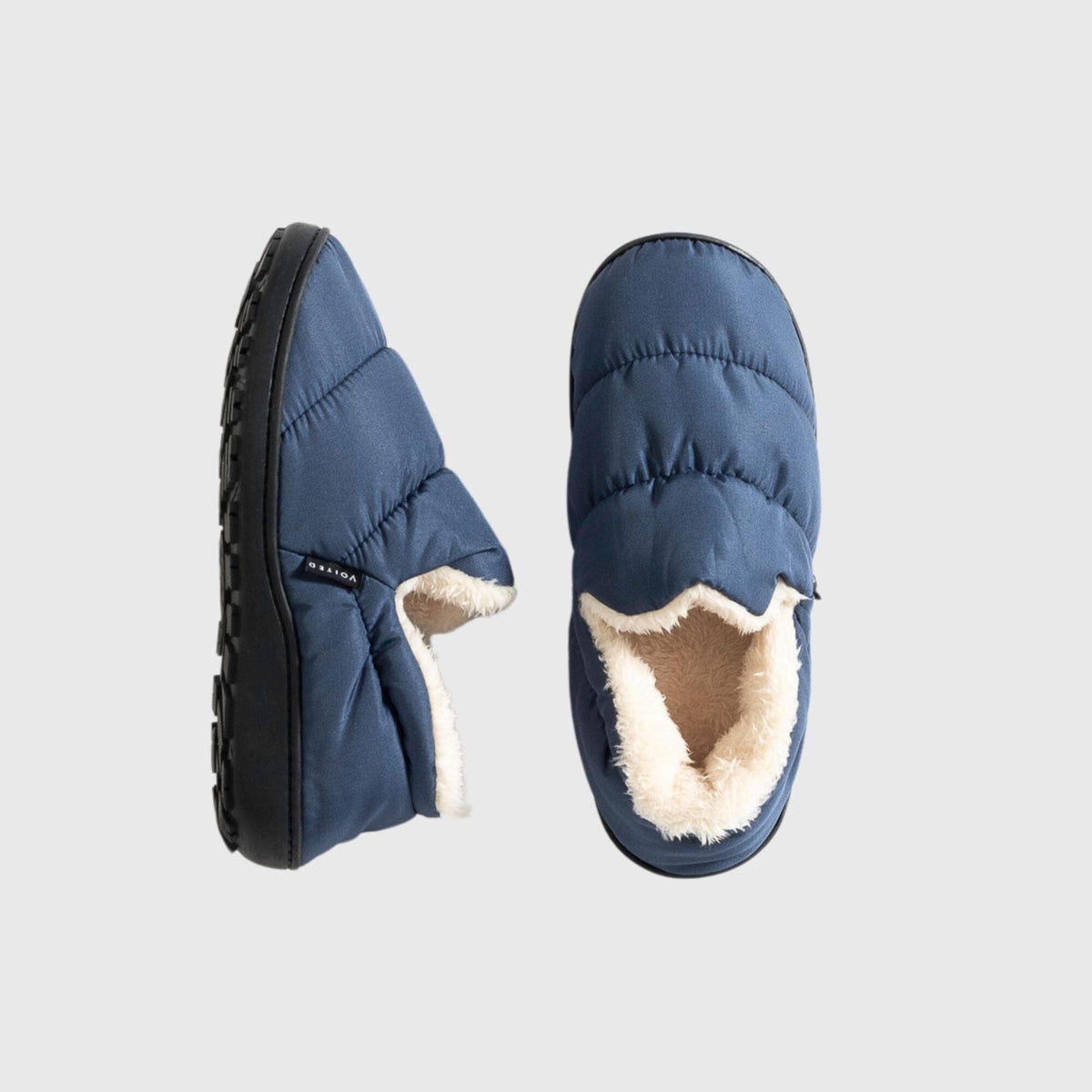 Voited Cloudtouch™ Slipper - Lightweight, Indoor/Outdoor Fleece-Lined Camping Slippers - Ocean Navy