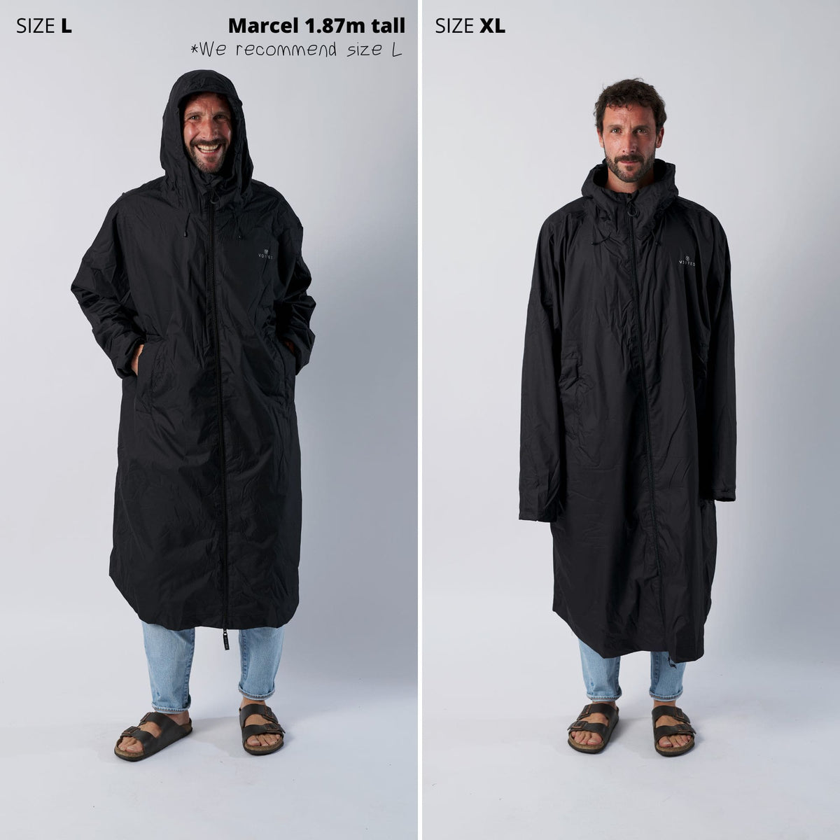 VOITED Allweather Coat - Black
