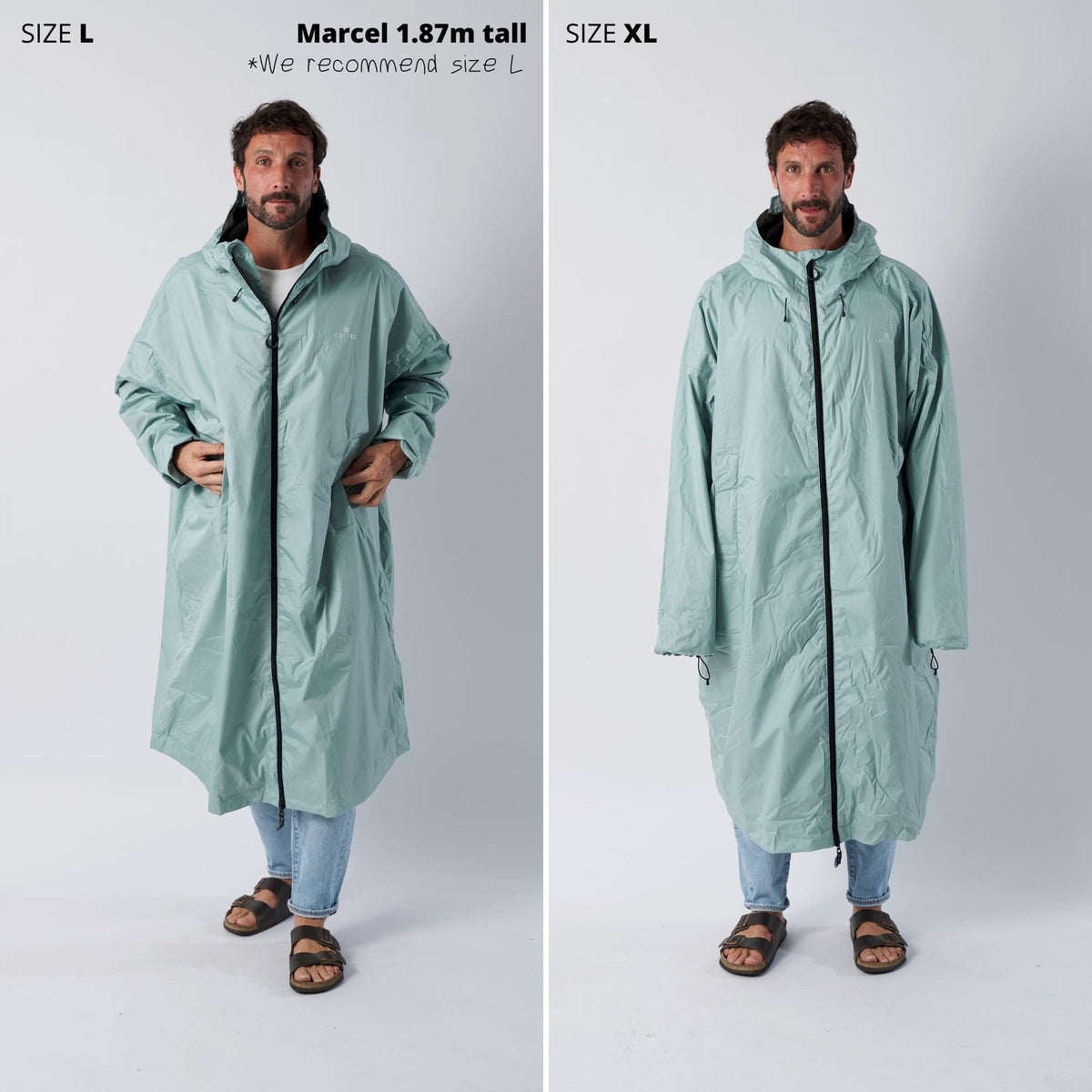 VOITED Allweather Coat - Eucalyptus