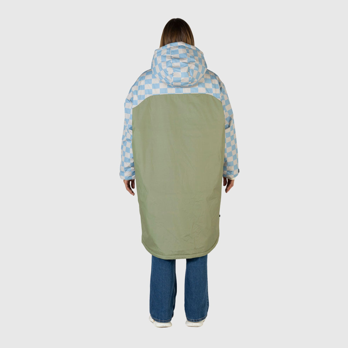 VOITED 3rd Edition Outdoor Changing Robe & Drycoat for Surfing, Camping, Vanlife & Wild Swimming - Blue Dancer