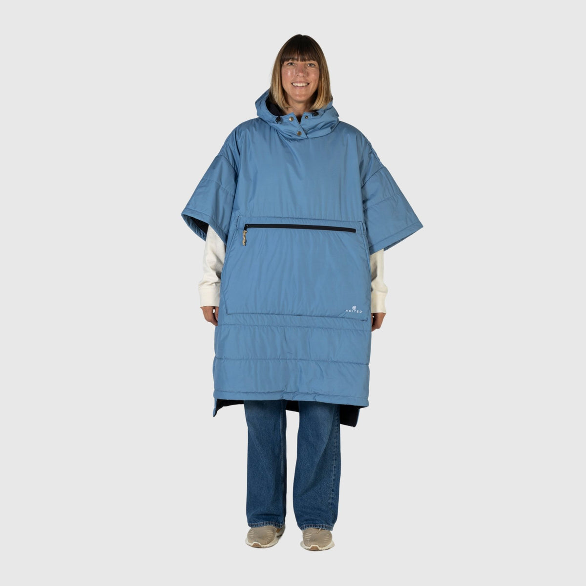 VOITED 3rd Edition Outdoor Poncho for Surfing, Camping, Vanlife & Wild Swimming - Mountain Spring