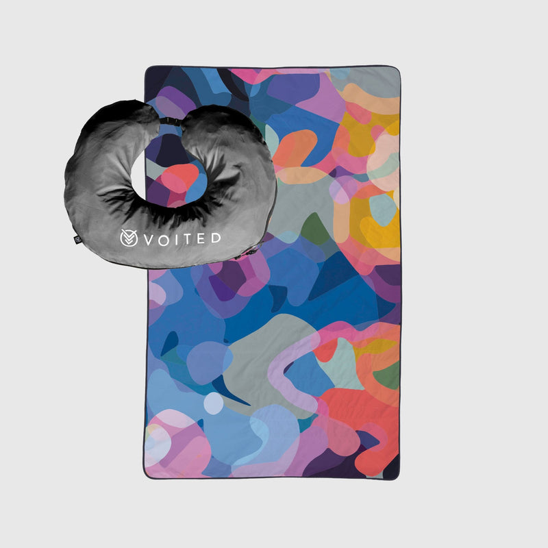 VOITED NeckPack Travel PillowBlanket - Beyond Real