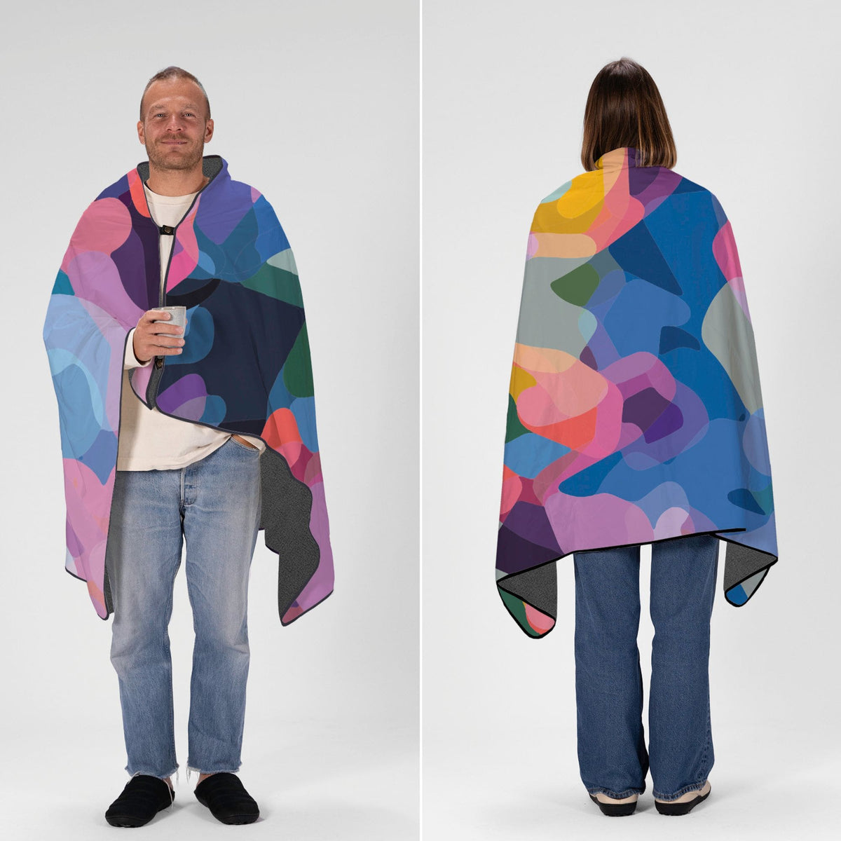 VOITED NeckPack Travel PillowBlanket - Beyond Real