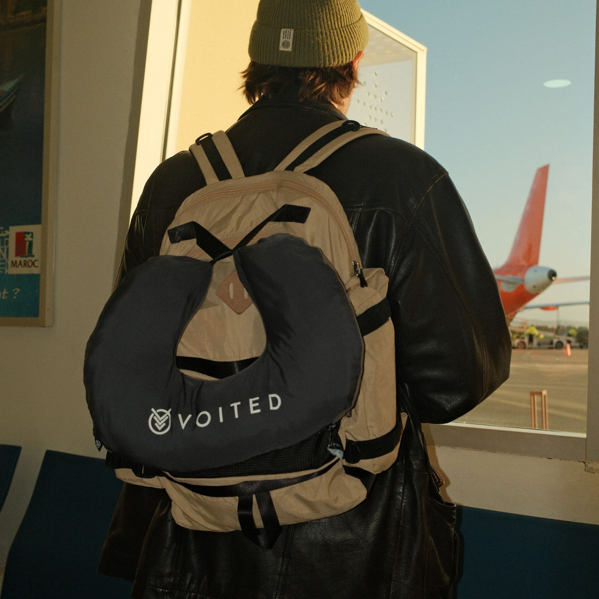 VOITED NeckPack Travel PillowBlanket - Mystic Ridge