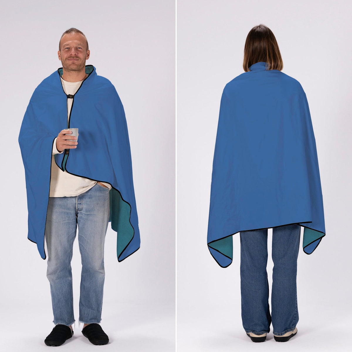 VOITED NeckPack Travel PillowBlanket - Waterfall