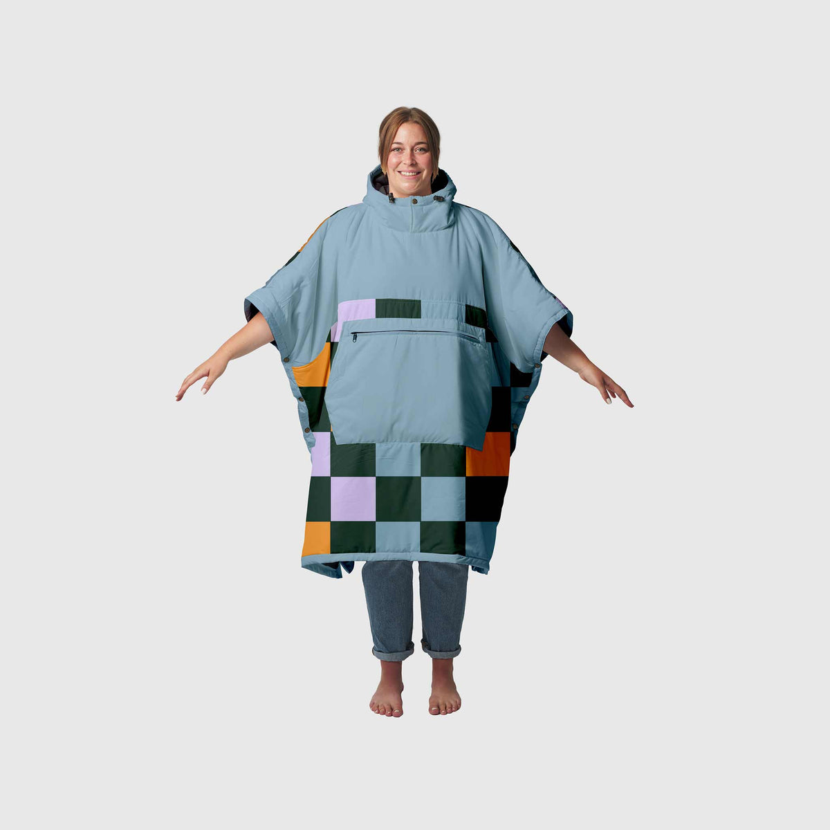Voited Trooper Outdoor Premium Poncho-Blanket - Cheeckers