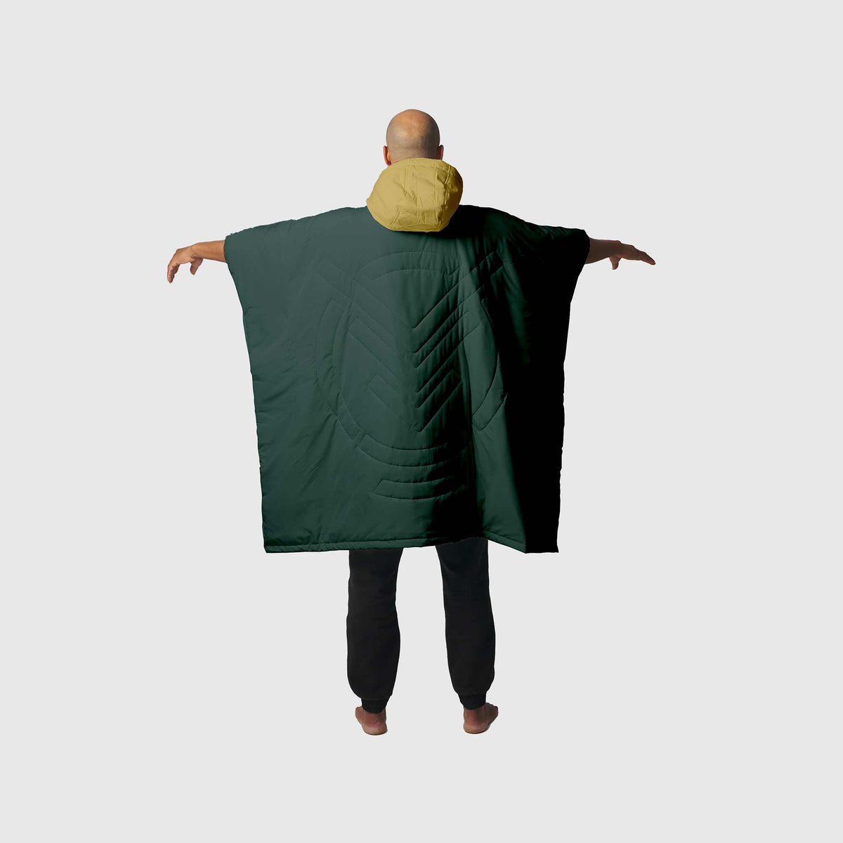 Voited Trooper Outdoor Premium Poncho-Blanket - Green Gabels / Dusty Sand