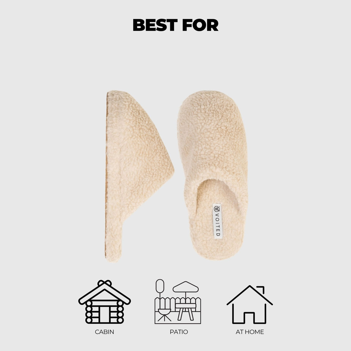 VOITED Snug CloudTouch® Slipper - Cotton