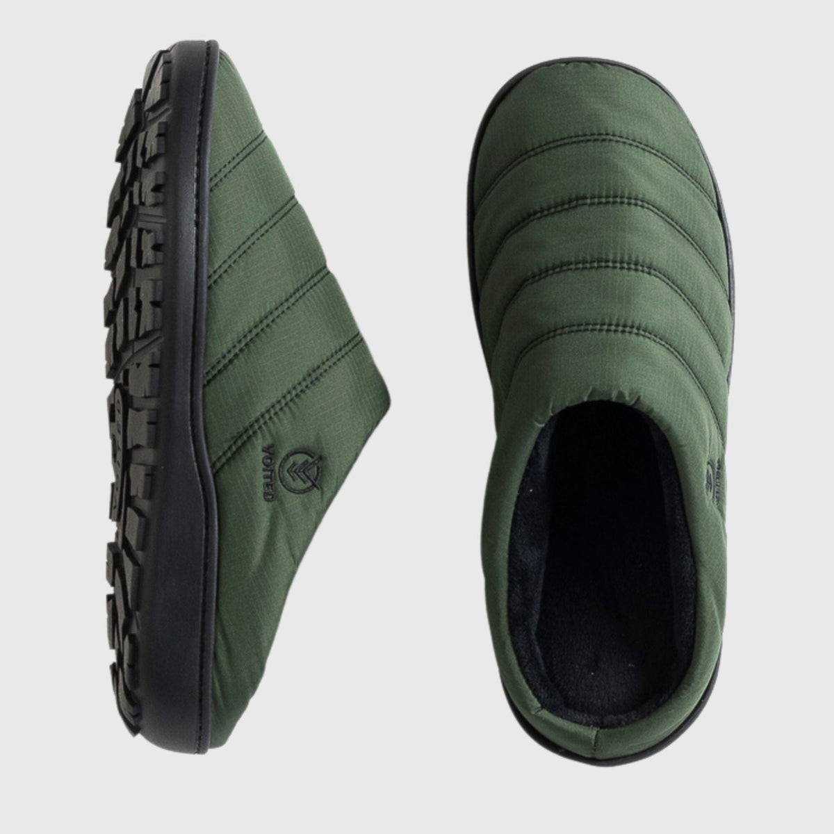 Voited Soul Slipper - Lightweight, Indoor/Outdoor Camping Slippers - Tree Green