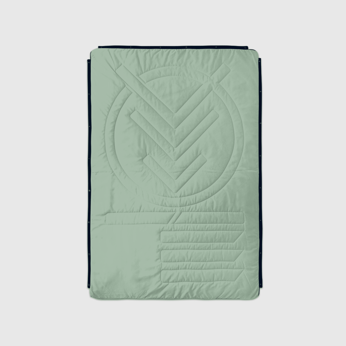 Voited Recycled Ripstop Outdoor Camping Blanket - Ocean Navy / Cameo Green
