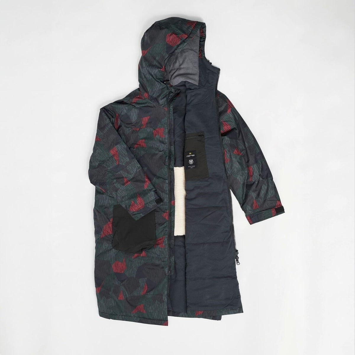 Voited Outdoor Change Robe & Drycoat For Surfing, Camping, Vanlife & Wild Swimming - Moment Camo